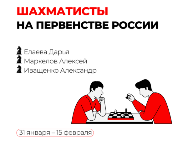 Шахматисты «Алых парусов» на первенстве России