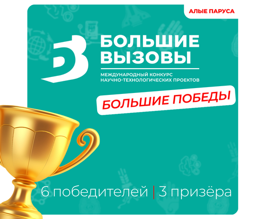Обучающиеся «Алых парусов» в финале «Больших вызовов»